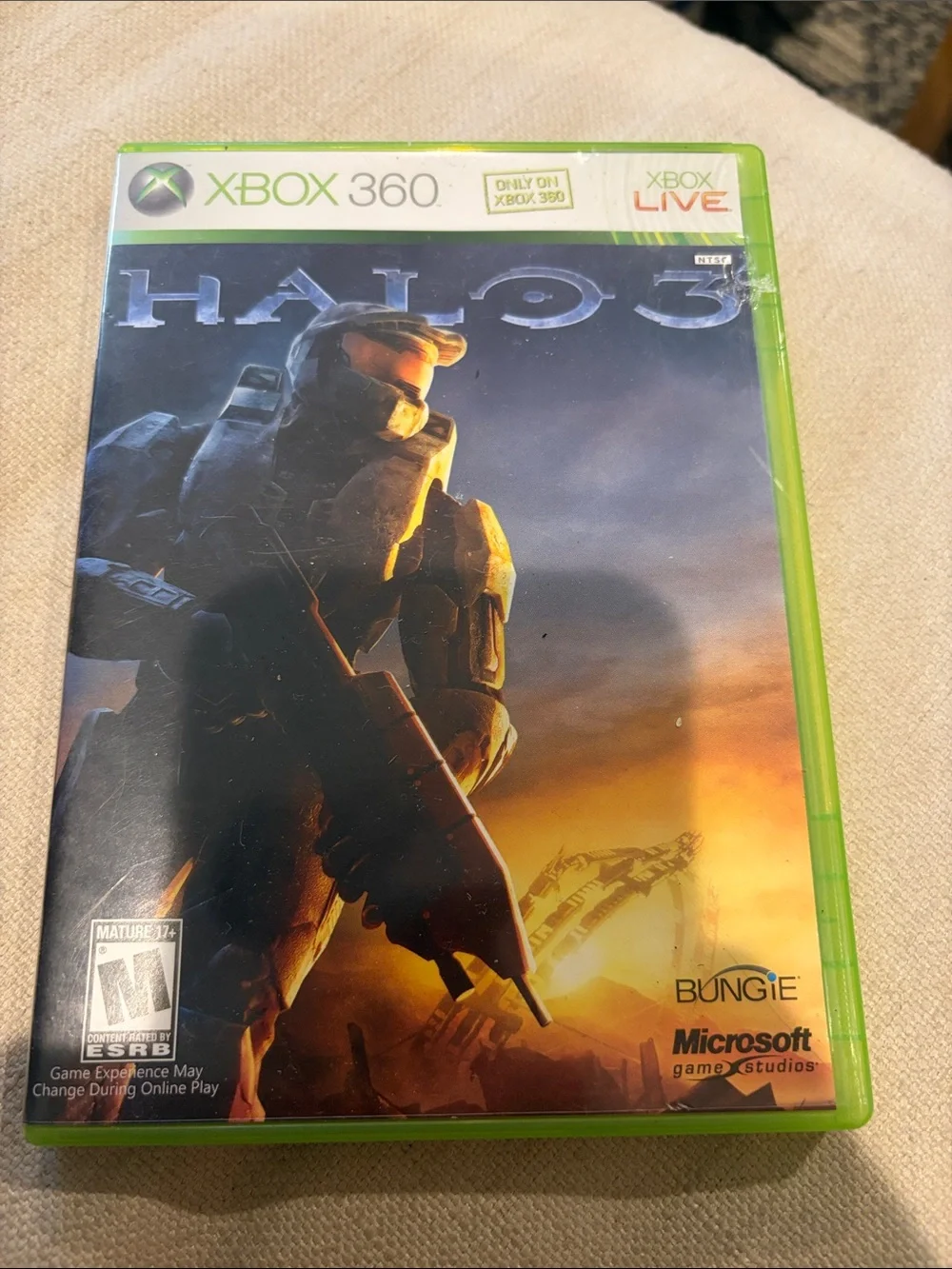 xbox 360 halo 3 video game complete